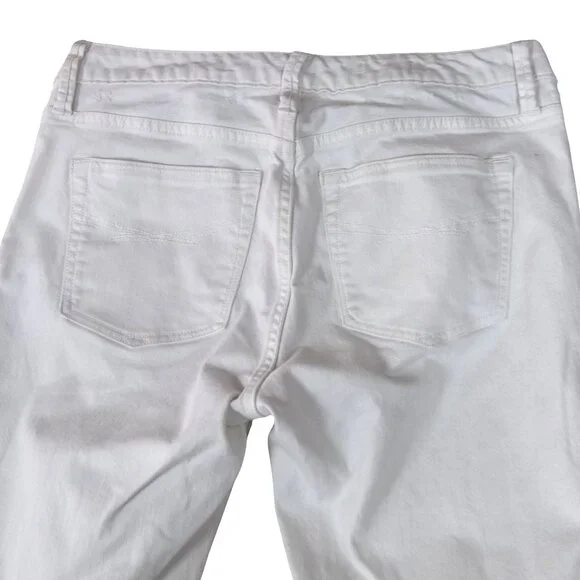 Gap 1969 White Bootcut Flare Jeans 30 Long Y2K Casual - Picture 5 of 10
